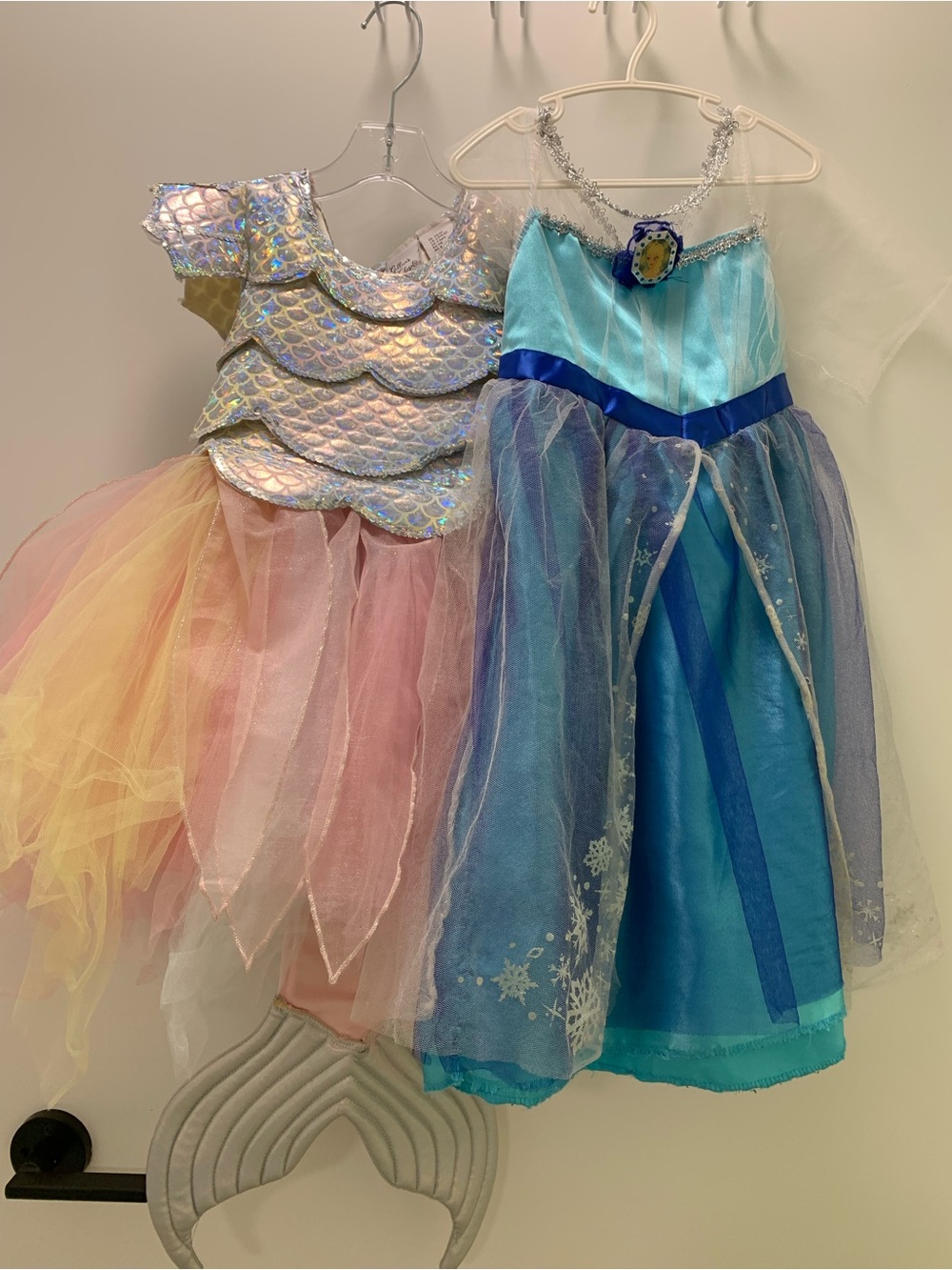 Bundle Mermaid Tutu Costume - Pink Multi and blue costume